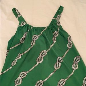 Nautical green, navy, and white top!